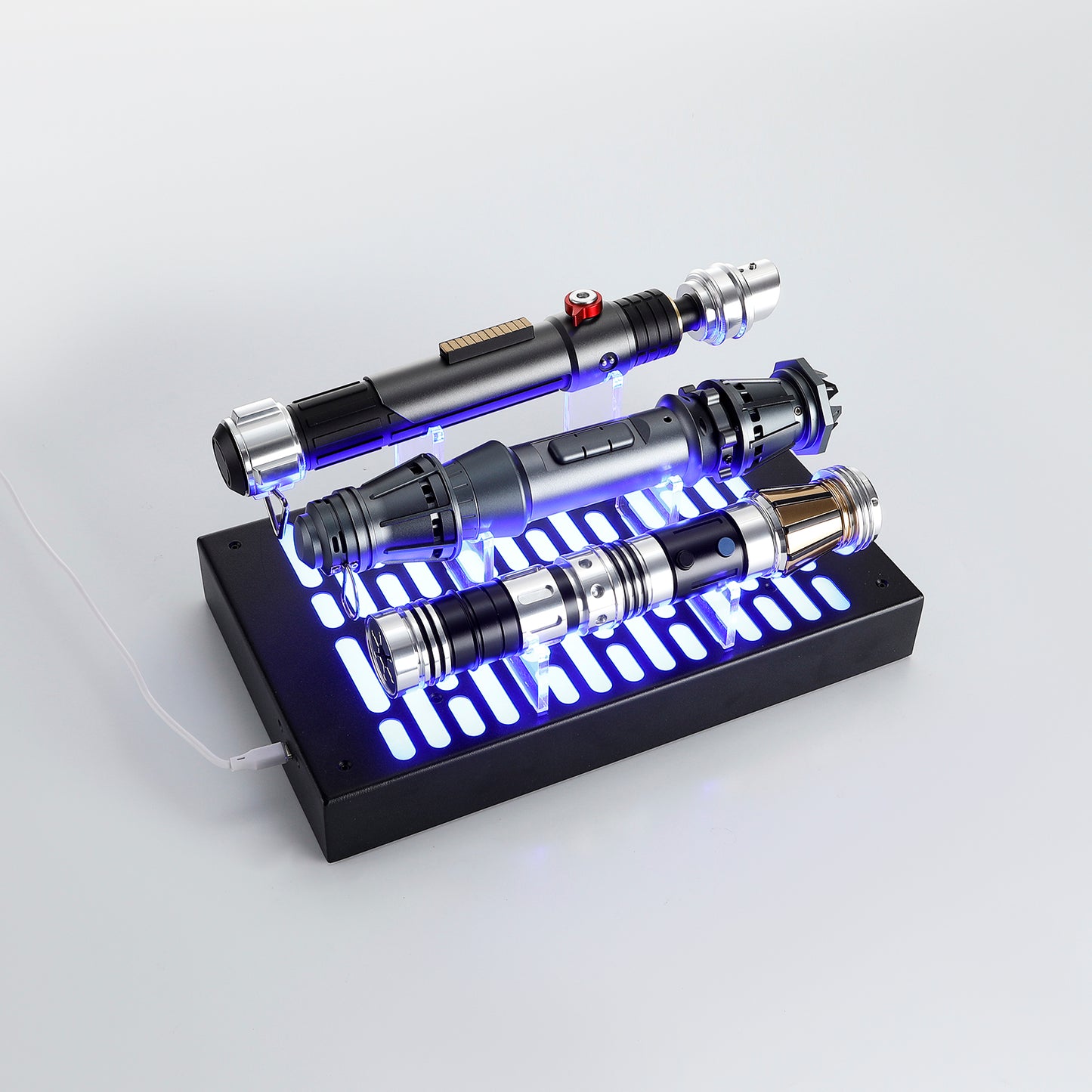 LED Lichtschwert Display Ständer (3-fach)