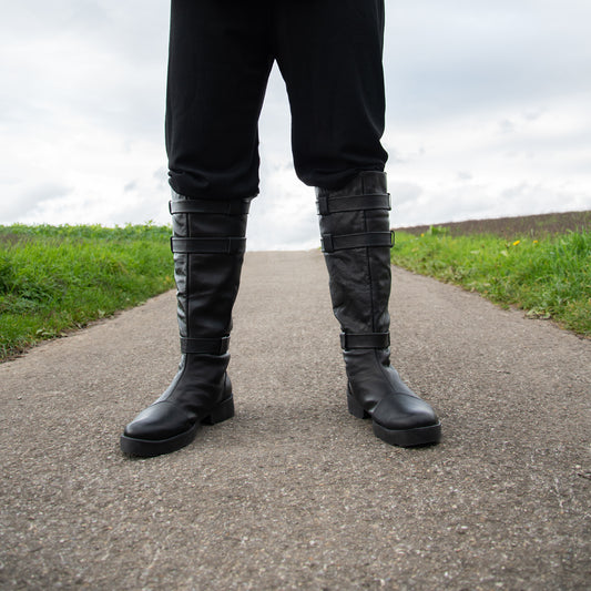 Dark Side Stiefel | Echtleder | schwarz